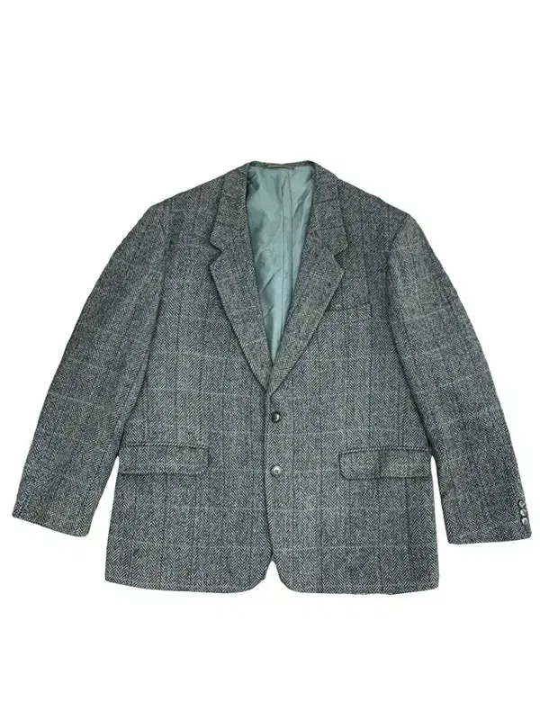 HARRIS TWEED 헤링본 울 자켓